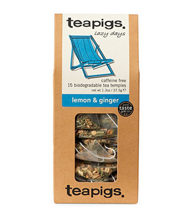 Lemon Ginger thebreve fra Teapigs