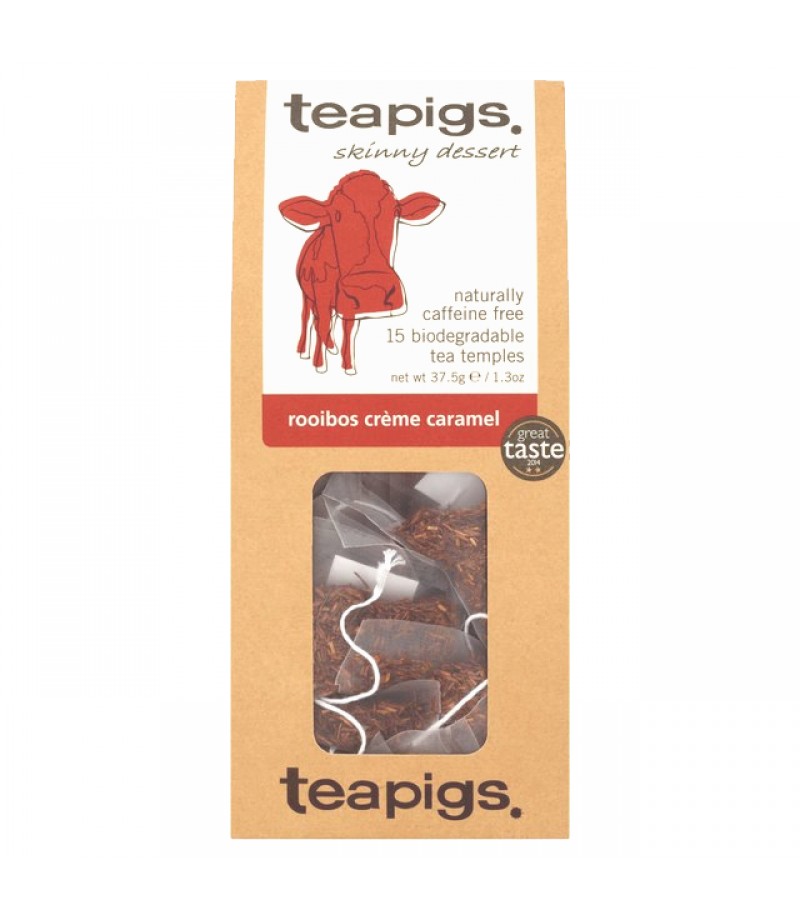 Rooibos crème caramel thebreve fra Teapigs.