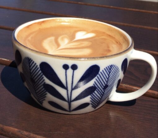 Bloomingville kop latte art